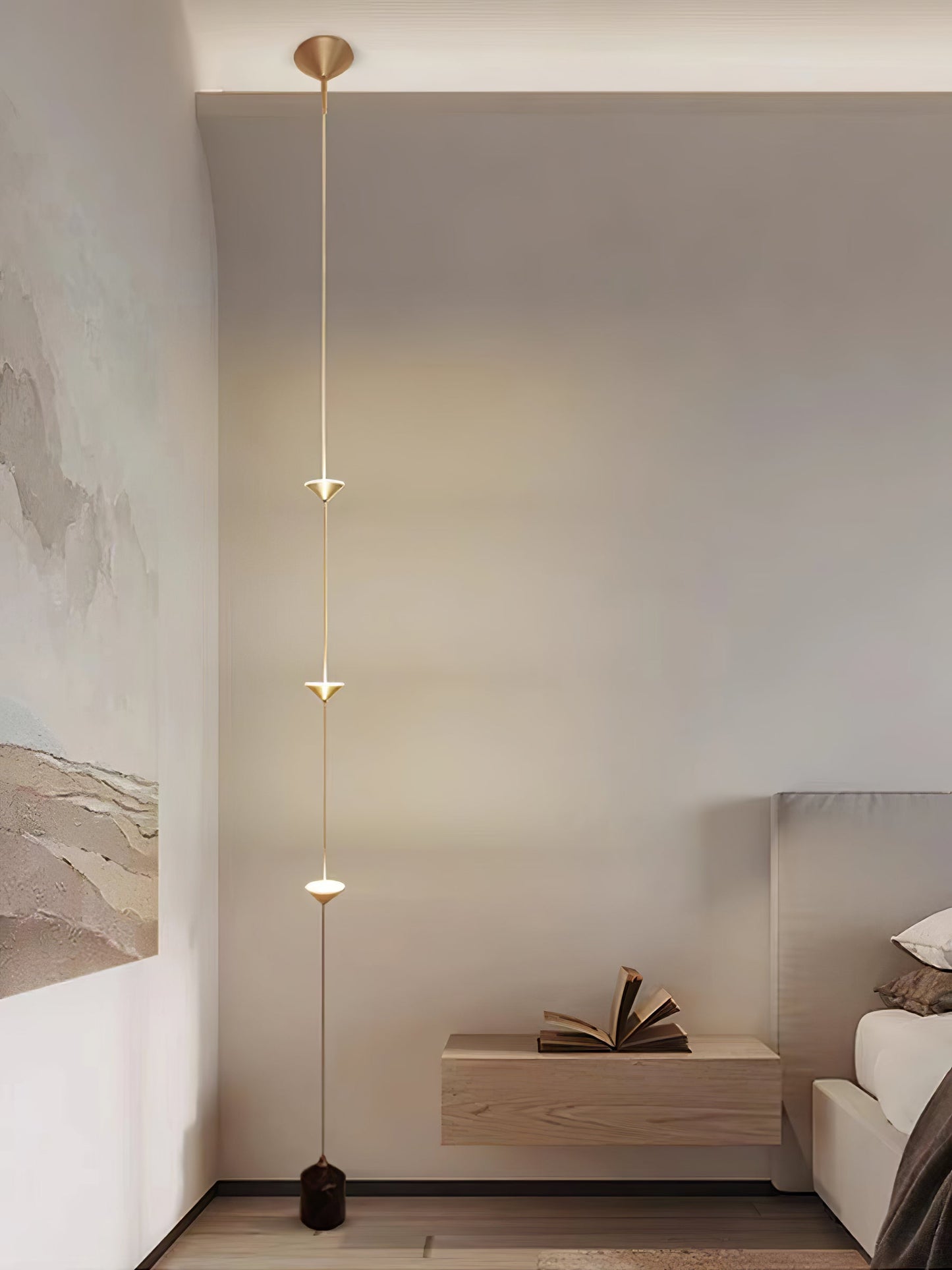 Linear Pendant Floor Lamp